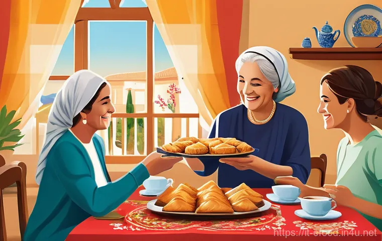 그리스 디저트 바클라바 - **"A vibrant, mouth-watering still life photograph showcasing freshly baked Baklava. The dessert is ...